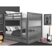 Wayfair full best sale size bunk beds